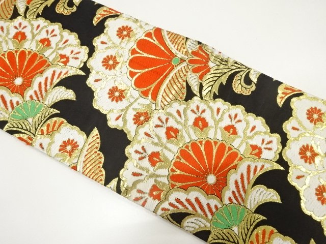Japanese Kimono / Antique / Hanhaba Obi Combined weave